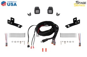 Ford F-150 Backup Light Kit - Rear - Diode Dynamics - Stage Series C2 Pro - Red - `21-`23 Ford F-150 Backup Light Kit - Rear - Diode Dynamics - Stage Series C2 Pro - Red - `21-`23